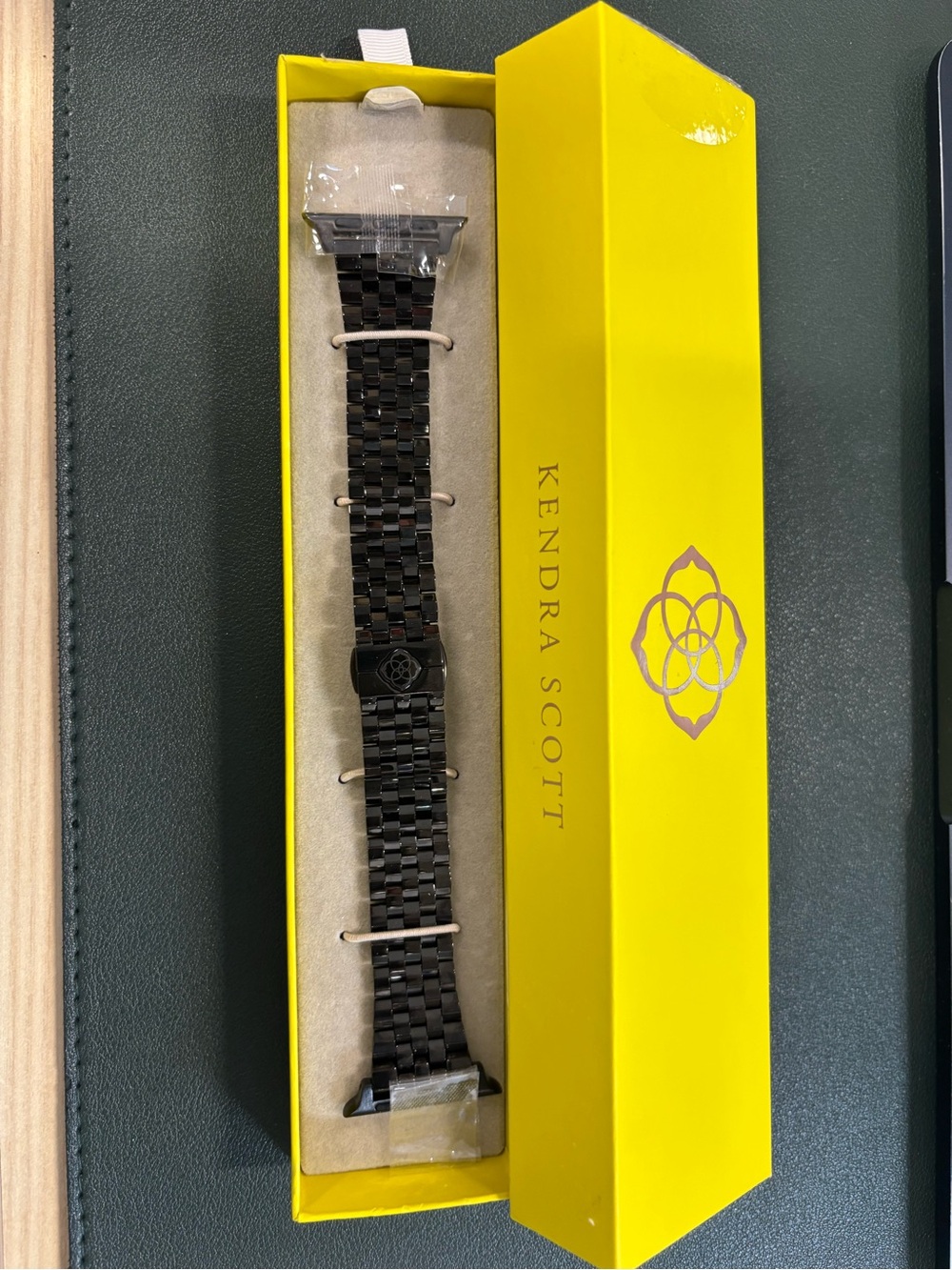 Kendra Scott Black Metal Link Watch Band